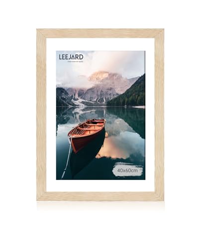 LEEJARD Bilderrahmen 40x60cm, Oak Holz Fotorahmen Holzrahmen Mit Bruchsicherem Plexi-Glas Zum Senkrechten Oder Waagerechten, Portraitrahmen Mit Nahtloser Haken für Wandbehänge LEEJARD Bilderrahmen 40x60cm, Oak Holz Fotorahmen Holzrahmen Mit Bruchsicherem Plexi-Glas Zum Senkrechten Oder Waagerechten, Portraitrahmen Mit Nahtloser Haken für Wandbehänge von LEEJARD