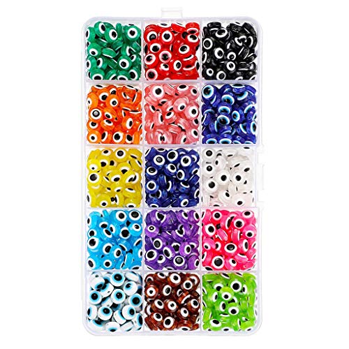 450 Teile/festgelegte Türkische Augenperle 8 Mm Rund Für Böse Augenperlen 450 Teile/festgelegte Türkische Augenperle 8 Mm Rund Für Böse Augenperlen von LEELOU
