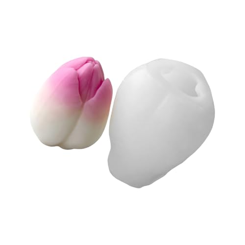 Blumen Kerzenform Gussformen Tulpen Silikonform Oramentern Epoxidharz Blumen Kerze Tulpen Silikonharz Herstellen Vorräte von LEELOU