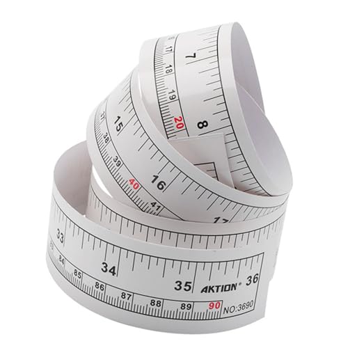 Nähmaschinentisch Lineal Kleber Nähteklebebandmesslänge 90 Cm/36 Zoll Klebeband Maß Für Die Schneidermaschine Nähmaschinentisch Lineal Kleber Nähteklebebandmesslänge 90 Cm/36 Zoll Klebeband Maß Für Die Schneidermaschine von LEELOU