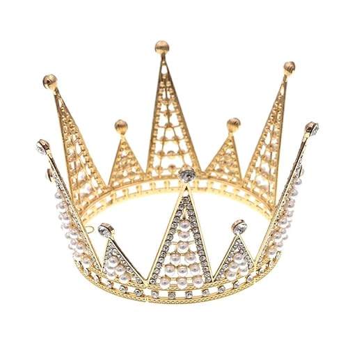 Tiara-Krone, Kuchendekoration, Prinzessin, Geburtstag, Hochzeit, Party, Kuchendekoration, Requisit für Neugeborene, Foto-Requisite, Thema, Geburtstag, Hochzeit, Weihnachten, Party, Dekorationen, Gold Tiara-Krone, Kuchendekoration, Prinzessin, Geburtstag, Hochzeit, Party, Kuchendekoration, Requisit für Neugeborene, Foto-Requisite, Thema, Geburtstag, Hochzeit, Weihnachten, Party, Dekorationen, Gold von LEEMASING