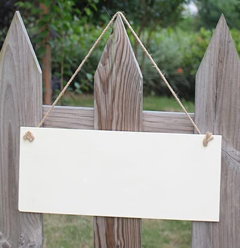 Unlackiertes Holzschild, blanko, zum Aufhängen, Holzschild, Bastelarbeiten, Holz, für Heimwerker, Tür, Wanddekoration, Urlaubsdekoration, 10 x 20 cm, 4 Stück Unlackiertes Holzschild, blanko, zum Aufhängen, Holzschild, Bastelarbeiten, Holz, für Heimwerker, Tür, Wanddekoration, Urlaubsdekoration, 10 x 20 cm, 4 Stück von LEEMASING