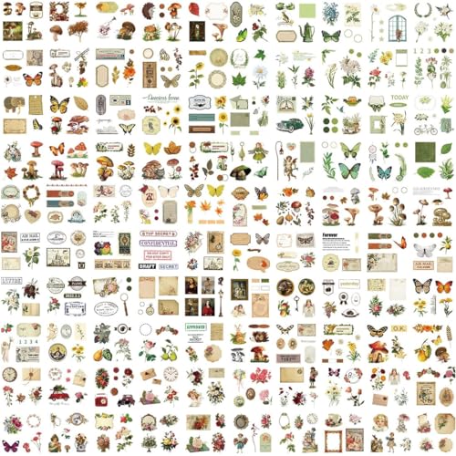 LEEQBCR 100 Blatt/510 Stück Aufkleber Scrapbooking Aufkleber, Bullet Journal Aufkleber丨Scrapbooking Aufkleber Journal Aufkleber, Scrapbooking Journal Aufkleber, DIY Bullet Journaling und mehr! LEEQBCR 100 Blatt/510 Stück Aufkleber Scrapbooking Aufkleber, Bullet Journal Aufkleber丨Scrapbooking Aufkleber Journal Aufkleber, Scrapbooking Journal Aufkleber, DIY Bullet Journaling und mehr! von LEEQBCR