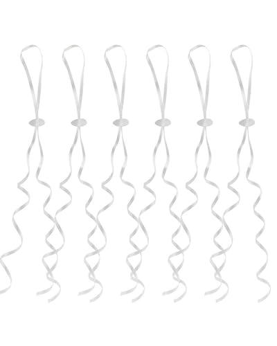 LEEQBCR 50 Stück Ballonband, Ballonschnalle Helium mit Seil für Ballongirlande, weiße Ballonschnalle, Ballonseil für Hochzeit/Geburtstag/Party LEEQBCR 50 Stück Ballonband, Ballonschnalle Helium mit Seil für Ballongirlande, weiße Ballonschnalle, Ballonseil für Hochzeit/Geburtstag/Party von LEEQBCR