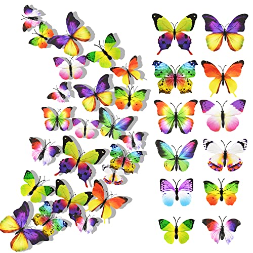 24 Stück 3D Schmetterlinge Deko Schmetterling Wanddeko Wandaufkleber Schmetterlinge Butterfly Dekoration Wandtattoo Abnehmbare Wandaufkleber Heimdeko Kinderzimmer Schlafzimmer Deko 24 Stück 3D Schmetterlinge Deko Schmetterling Wanddeko Wandaufkleber Schmetterlinge Butterfly Dekoration Wandtattoo Abnehmbare Wandaufkleber Heimdeko Kinderzimmer Schlafzimmer Deko von LEEWYOU