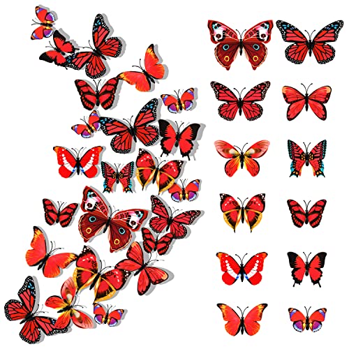24 Stück 3D Schmetterlinge Deko Schmetterling Wanddeko Wandaufkleber Schmetterlinge Butterfly Dekoration Wandtattoo Abnehmbare Wandaufkleber Heimdeko Kinderzimmer Schlafzimmer Deko 24 Stück 3D Schmetterlinge Deko Schmetterling Wanddeko Wandaufkleber Schmetterlinge Butterfly Dekoration Wandtattoo Abnehmbare Wandaufkleber Heimdeko Kinderzimmer Schlafzimmer Deko von LEEWYOU