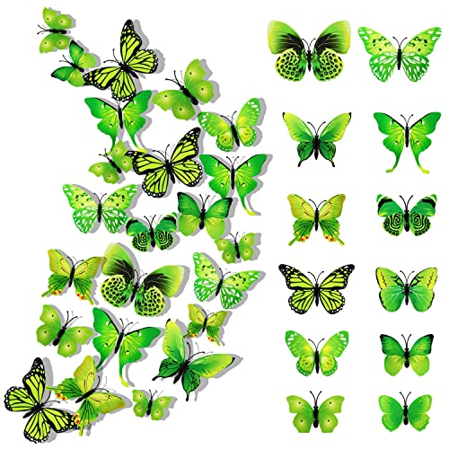 24 Stück 3D Schmetterlinge Deko Schmetterling Wanddeko Wandaufkleber Schmetterlinge Butterfly Dekoration Wandtattoo Abnehmbare Wandaufkleber Heimdeko Kinderzimmer Schlafzimmer Deko 24 Stück 3D Schmetterlinge Deko Schmetterling Wanddeko Wandaufkleber Schmetterlinge Butterfly Dekoration Wandtattoo Abnehmbare Wandaufkleber Heimdeko Kinderzimmer Schlafzimmer Deko von LEEWYOU