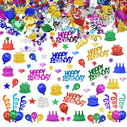 Konfetti Geburtstag Deko, Tischdeko Geburtstag Confetti,Streudeko Farbe Geburtstag Deko, Tischdeko Geburtstag, Konfetti Streudeko Geburtstag Bunt,Glitzer Konfetti Frauen Männer Konfetti Geburtstag Deko, Tischdeko Geburtstag Confetti,Streudeko Farbe Geburtstag Deko, Tischdeko Geburtstag, Konfetti Streudeko Geburtstag Bunt,Glitzer Konfetti Frauen Männer von LEEWYOU