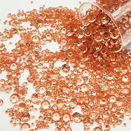 LEEWYOU 4000 Stück Streudeko Diamanten,Diamanten Deko,Acryl Kristalle Diamantene Streudeko Hochzeit,Acryl Diamant Tischdeko Strass für Vasenfüller Hochzeit Geburtstag 3mm,6mm,10mm Roségold LEEWYOU 4000 Stück Streudeko Diamanten,Diamanten Deko,Acryl Kristalle Diamantene Streudeko Hochzeit,Acryl Diamant Tischdeko Strass für Vasenfüller Hochzeit Geburtstag 3mm,6mm,10mm Roségold von LEEWYOU