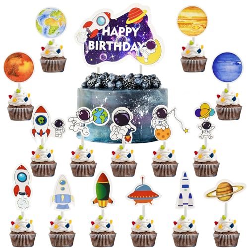 Weltraum Astronauten Tortendeko Geburtstag Planeten Torte Deko Weltraumthema Tortendeko Kind Astronauten Raketen Planet Kuchenaufsätze Gute zum Geburtstag Cupcake-Aufsätze für Jungen Kinder Weltraum Astronauten Tortendeko Geburtstag Planeten Torte Deko Weltraumthema Tortendeko Kind Astronauten Raketen Planet Kuchenaufsätze Gute zum Geburtstag Cupcake-Aufsätze für Jungen Kinder von LEEWYOU