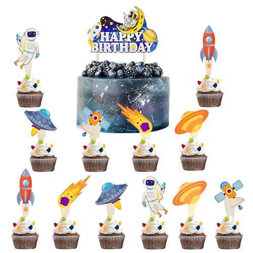 Weltraum Astronauten Tortendeko Geburtstag Planeten Torte Deko Weltraumthema Tortendeko Kind Astronauten Raketen Planet Kuchenaufsätze Gute zum Geburtstag Cupcake-Aufsätze für Jungen Kinder Weltraum Astronauten Tortendeko Geburtstag Planeten Torte Deko Weltraumthema Tortendeko Kind Astronauten Raketen Planet Kuchenaufsätze Gute zum Geburtstag Cupcake-Aufsätze für Jungen Kinder von LEEWYOU