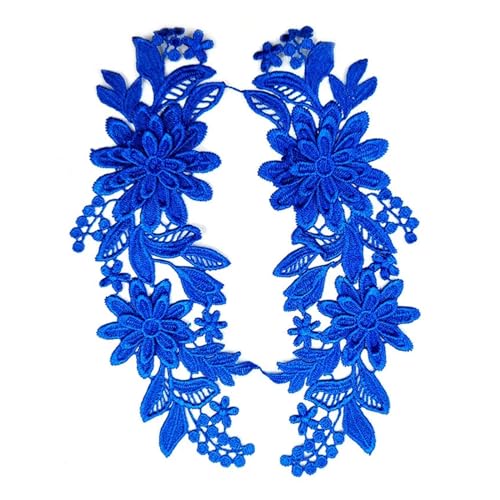 Gestickte Appliqué 3D-Stickerei-Spitzenapplikation for Hochzeitskleid-Dekoration, DIY-Kleidung, Nähzubehör(Color:Blue) von LEEYDZJN