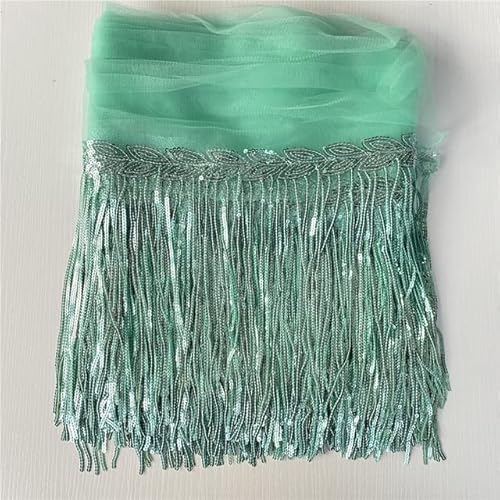 LEEYOX 30cm breit 5-10yards/lot Pailletten Trim Fringe Latin Dance Latin Heimtextilien Tanzkleidung Bühnenkleid Band LEEYOX 30cm breit 5-10yards/lot Pailletten Trim Fringe Latin Dance Latin Heimtextilien Tanzkleidung Bühnenkleid Band von LEEYOX