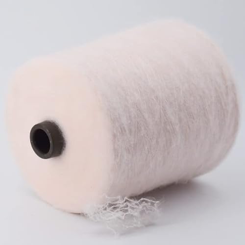 LEEYOX 500 g Mohair-Kaschmir-Garn, Häkelwolle, zum Stricken von Pullovern, weicher, feiner Seide, Strickschal von LEEYOX