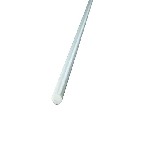 LEFTART 4 Stück weiße Glasfaserstangen, Bogen, Zeltstange, Pflanze, Kletterstange, Spielzeug, Skelett, Glasfaserstange, for Modellflugzeuge, Drachen, Glasfaserstangen(4mm Thick 1.8m Long) von LEFTART