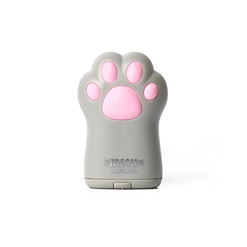 Legami - Bleistiftspitzer Mit Behälter, Miau, 4,5x7 cm, Kunststoff, Doppelloch für Standard- und Jumbo-Bleistifte, Klappbarer Deckel, Spänebehälter, Spiegel Auf Der Rückseite Legami - Bleistiftspitzer Mit Behälter, Miau, 4,5x7 cm, Kunststoff, Doppelloch für Standard- und Jumbo-Bleistifte, Klappbarer Deckel, Spänebehälter, Spiegel Auf Der Rückseite von LEGAMI