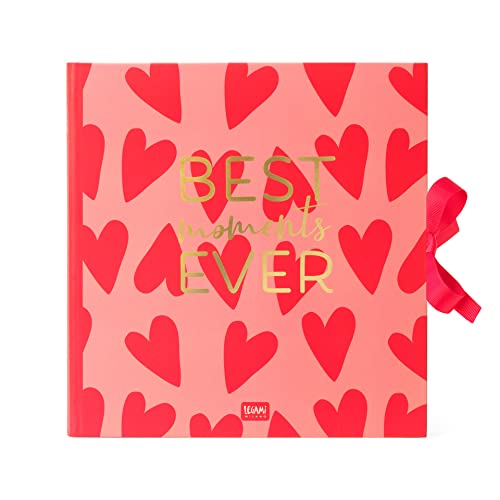 Legami - Fotoalbum, DIY, inkl. Deko-Set, 20 Seiten, Geschenkidee, 23 x 3 cm, Thema Heart Legami - Fotoalbum, DIY, inkl. Deko-Set, 20 Seiten, Geschenkidee, 23 x 3 cm, Thema Heart von LEGAMI