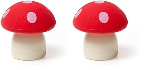 Legami MUS0012 Radiergummi mit Spitzer Magic Mushroom Red, S (Packung mit 2) von LEGAMI