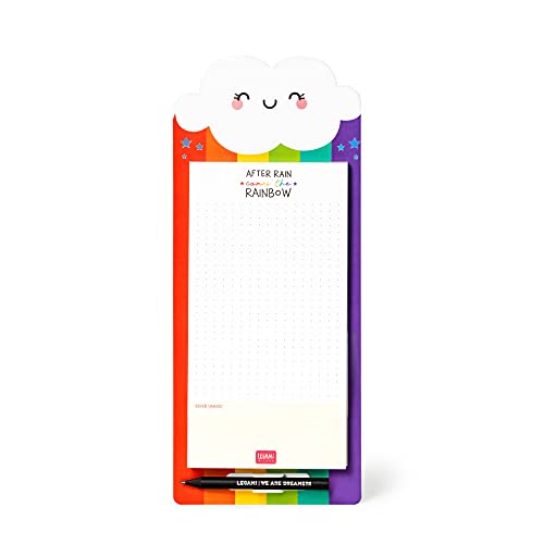 Legami Don't Forget Notizblock, magnetisch, 11 x 28 cm, Rainbow von LEGAMI