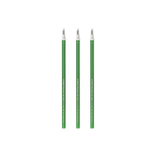 Legami – Nachfüllminen für Radiergelstifte, 3er-Set, Höhe 13 cm, wärmeempfindliche Tinte, grün, 0,7 mm Spitze. von LEGAMI
