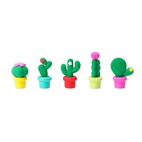 Legami - Set mit 5 duftenden Radiergummis, Erdbeeraroma, 3 x 5 cm, Radiergummis in Form von Sukkulenten, widerstandsfähig, CE0002 Legami - Set mit 5 duftenden Radiergummis, Erdbeeraroma, 3 x 5 cm, Radiergummis in Form von Sukkulenten, widerstandsfähig, CE0002 von LEGAMI