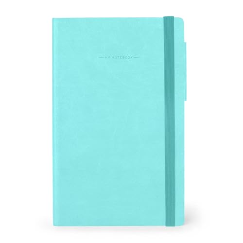 Legami - Weißes Papier Notizbuch My Notebook, Aquatic Awe, Large, FSC-zertifiziertes Papier, 192 Seiten, weicher Einband, elastischer Verschluss, 17 x 24 cm von LEGAMI