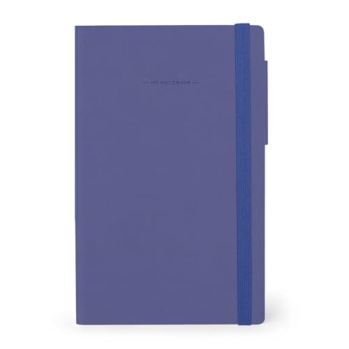 Legami - Weißes Papier Notizbuch My Notebook, Future Dusk, Large, FSC-zertifiziertes Papier, 192 Seiten, weicher Einband, elastischer Verschluss, 17 x 24 cm von LEGAMI