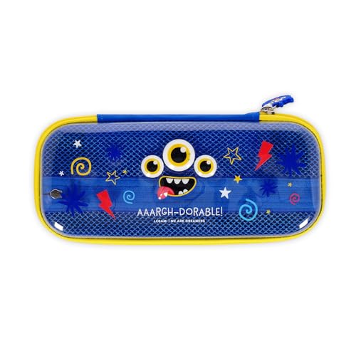 Legami - Wonderwow Federmäppchen, Monster Motiv,2 Fächer und Stifthalter innen, Innenfach mit Netzstoff, Reißverschluss, 23 x 11 x 5 cm Legami - Wonderwow Federmäppchen, Monster Motiv,2 Fächer und Stifthalter innen, Innenfach mit Netzstoff, Reißverschluss, 23 x 11 x 5 cm von LEGAMI