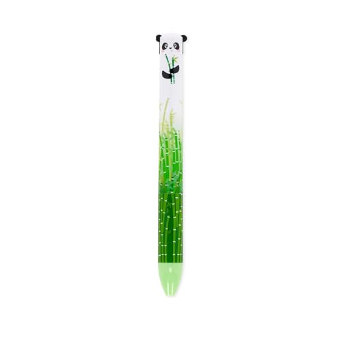 Legami - Zweifarbig, Kitty Panda, schwarze und grüne Tinte, Click&Clack Stift, Ideal für Schule Büro Zuhause, Zweifarbig, 1 mm Spitzendurchmesser Legami - Zweifarbig, Kitty Panda, schwarze und grüne Tinte, Click&Clack Stift, Ideal für Schule Büro Zuhause, Zweifarbig, 1 mm Spitzendurchmesser von LEGAMI