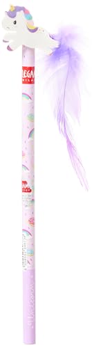 OOPS! Bleistift mit Radiergummi Einhorn, 1 Stück (1er Pack) von LEGAMI