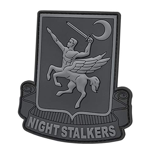 160th SOAR Night Stalkers Airborne Regiment PVC Patch kompatibel mit Velcro Platten Träger Patches für Rucksack,PVC Patches,Patches für Westen,Taktische Patches klett (Blackout Subdued) 160th SOAR Night Stalkers Airborne Regiment PVC Patch kompatibel mit Velcro Platten Träger Patches für Rucksack,PVC Patches,Patches für Westen,Taktische Patches klett (Blackout Subdued) von LEGEEON