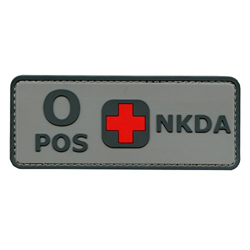 Blood Type NKDA ACU PVC Rubber 3D Fastener Patch Combat Tactical No Drugs Allergies Blood Type NKDA ACU PVC Rubber 3D Fastener Patch Combat Tactical No Drugs Allergies von LEGEEON