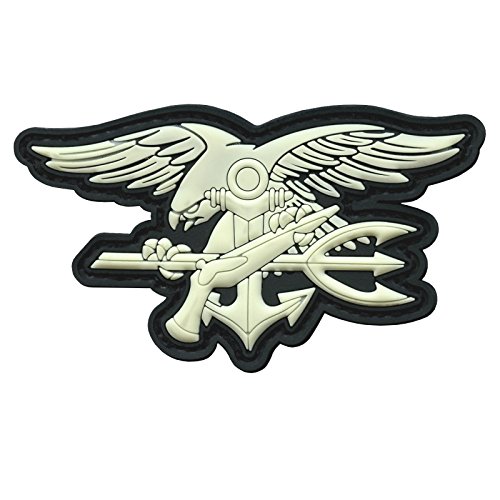 Budweiser Insignia kompatibel mit Velcro Patches für Rucksäcke Kappen Patches für Mützen PVC Patches für Westen Taktische Patches Plate Carrier Patches Seals Patch Devgru Patch (Glow Dark) von LEGEEON