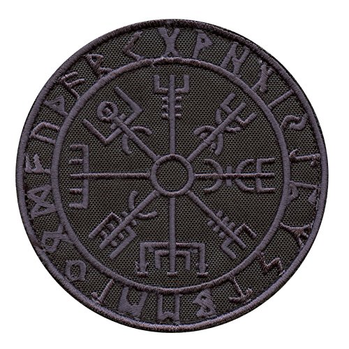 Dark ACU Vegvisir Viking Compass Norse Rune Morale Tactical Touch Fastener Patch von LEGEEON