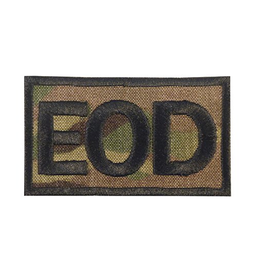 EOD Multicam Explosive Ordnance Disposal Army Tactical Cordura Fastener Patch EOD Multicam Explosive Ordnance Disposal Army Tactical Cordura Fastener Patch von LEGEEON
