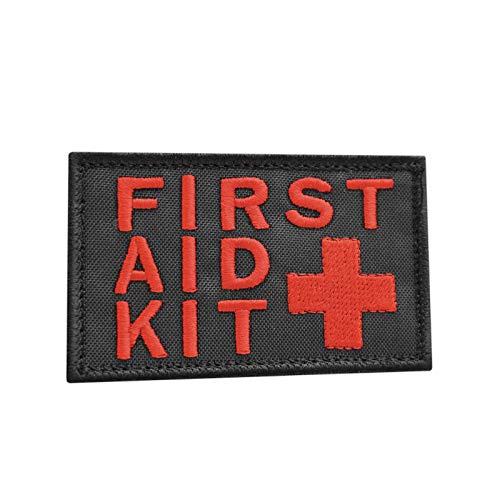 Erste Hilfe Set 2x3.25 Rot/Schwarz IFAK Medic MED Trauma Sanitäter Morale Hook Patch Erste Hilfe Set 2x3.25 Rot/Schwarz IFAK Medic MED Trauma Sanitäter Morale Hook Patch von LEGEEON