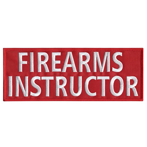 FIREARMS INSTRUCTOR Large XL 10"x4" Plate Carrier Body Armor Vest Tactical Fastener Patch FIREARMS INSTRUCTOR Large XL 10"x4" Plate Carrier Body Armor Vest Tactical Fastener Patch von LEGEEON