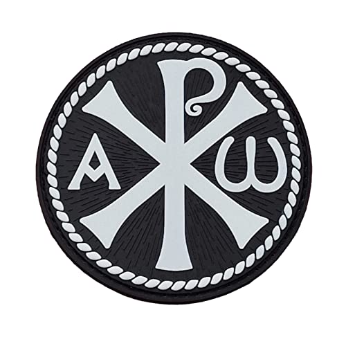 Chi Rho Jesus Christus Symbol Taktisches PVC-Abzeichen kompatibel mit Velcro Patches für Rucksäcke,Moral Patches,Patches für Mützen,Christliche Patches (Glow Dark) Chi Rho Jesus Christus Symbol Taktisches PVC-Abzeichen kompatibel mit Velcro Patches für Rucksäcke,Moral Patches,Patches für Mützen,Christliche Patches (Glow Dark) von LEGEEON