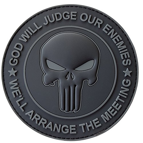 God Will Judge Our Enemies PVC Patch (Blackout Subdued) von LEGEEON
