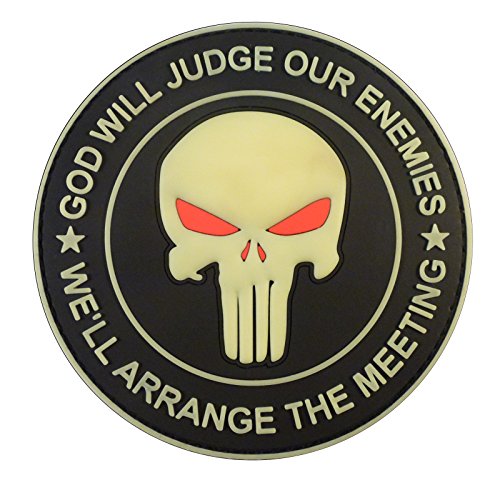 God Will Judge Our Enemies PVC Patch (Glow in the Dark) von LEGEEON