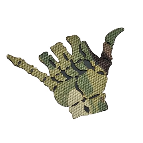 Hang Loose Shaka Lasercut Patch Morale [Multicam] von LEGEEON