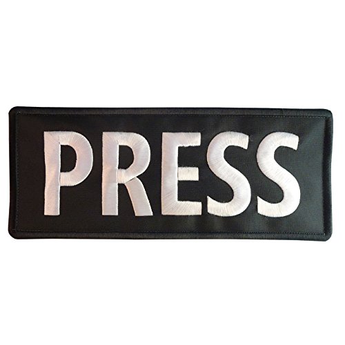 LEGEEON Press Big XL 10x4 inch Vest Tactical Embroidered Nylon Touch Fastener Patch von LEGEEON
