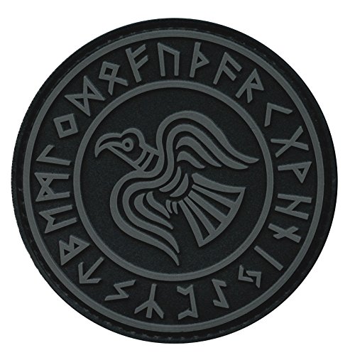 LEGEEON Subdued Rare Norse Viking Raven Runes Odin God of War ACU Moral PVC Gummi 3D Touch Fastener Patch LEGEEON Subdued Rare Norse Viking Raven Runes Odin God of War ACU Moral PVC Gummi 3D Touch Fastener Patch von LEGEEON