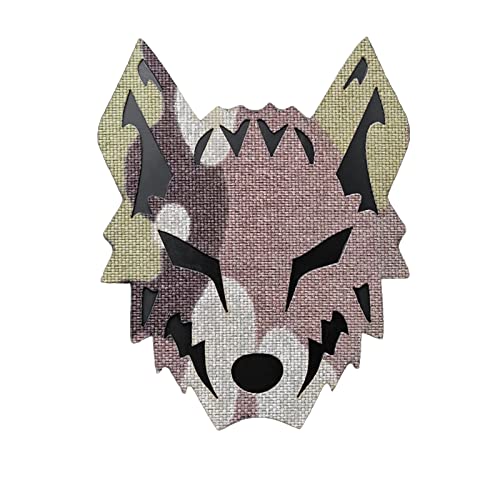 LEGEEON Tactical Wolf Patch Multicam Military Veteran Morale Lasercut von LEGEEON