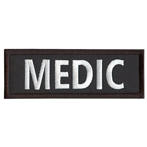 MEDIC 5"x2" EMT EMS PARAMEDIC Body Armor Tactical Embroidered Nylon Sew Iron on Patch von LEGEEON