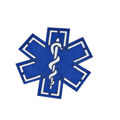 Medic Star of Life Lasercut Patch EMS EMT Paramedic von LEGEEON