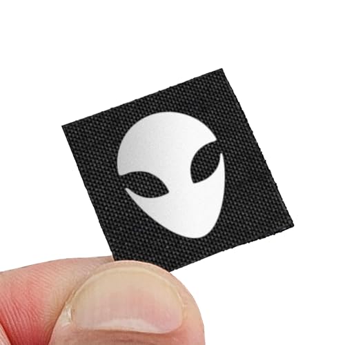 Mini Alien Area 51 UFO XFiles Tactical Patch [Black,White] von LEGEEON