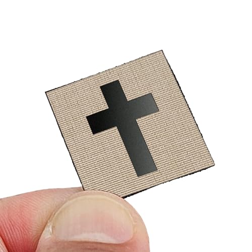 Mini Crucifix Jesus Christ Christian Morale Patch [Tan,Black] von LEGEEON