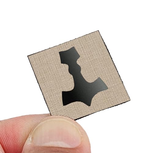 Mini Mjolnir Thor Hammer Norse Viking Tactical Morale Patch [Tan,Black] Wikinger Patch von LEGEEON