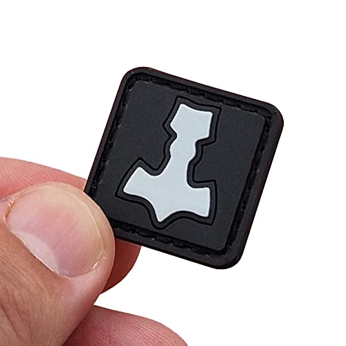 Mjolnir Glow Dark Ranger Eye Thor Hammer Wikinger PVC Gummi Hook Patch Klett Leuchtend Dunkel (Glow Dark) Mjolnir Glow Dark Ranger Eye Thor Hammer Wikinger PVC Gummi Hook Patch Klett Leuchtend Dunkel (Glow Dark) von LEGEEON
